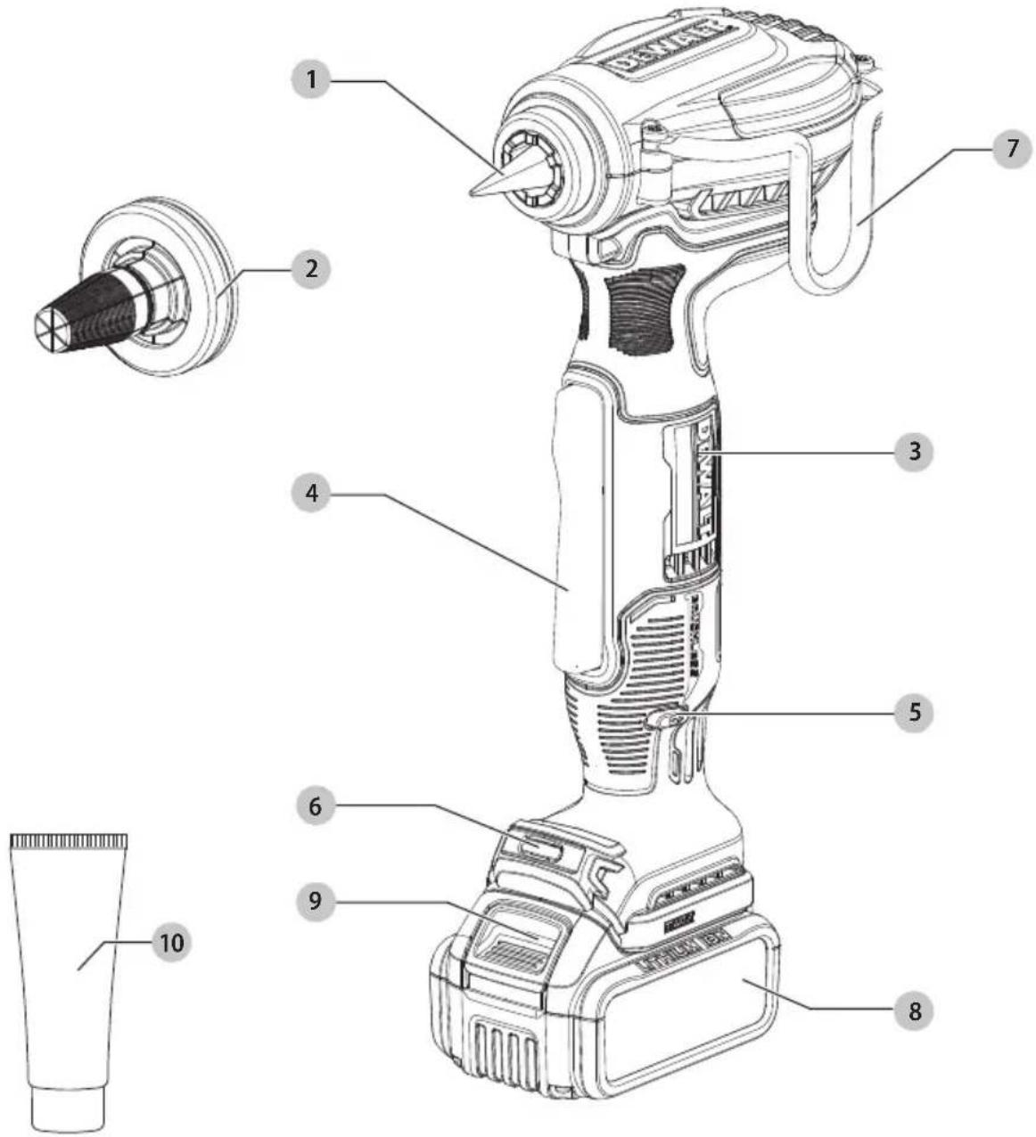 DEWALT DCE410 - 1