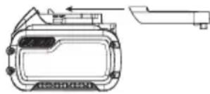 DEWALT DCL045 - Μεταφορα της Μπαταριας FLEXVOLT™ - 1