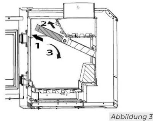Palazzetti Elsa air - Abbau des Rauchabzugs - 1