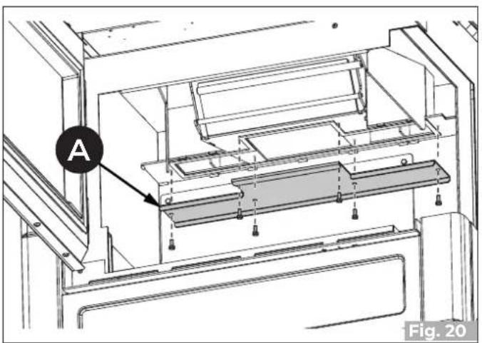 Palazzetti Sahara - Maintenance of flue manifold - 1