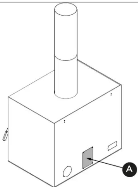 Palazzetti Sahara - Serial plate - 1