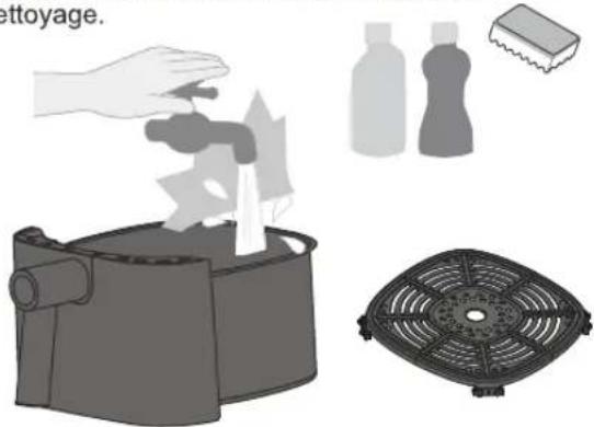 PANASONIC NF-CC500NXE - Panier à friture et plaque de cuisson - 1