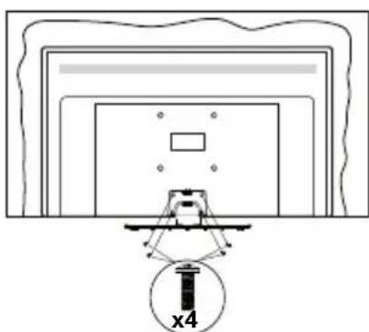 PANASONIC TS-32N30AEZ - Assembling the pedestal - 3