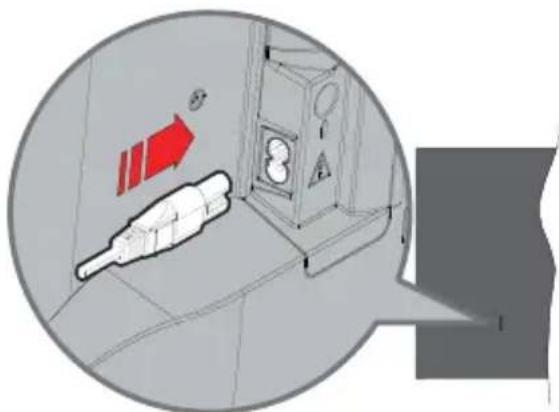 PANASONIC TS-32N30AEZ - Branchement à l'alimentation - 1