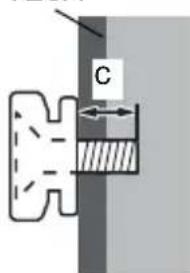 PANASONIC TS-32N30AEZ - Cuando se utiliza el soporte de pared que cuelga - 2