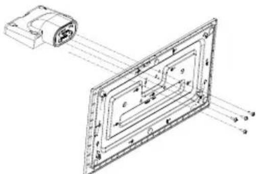 PANASONIC TB-40S45AEZ - Assembling the pedestal - 1