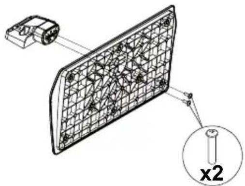 PANASONIC TS-24N30AEZ - Assembling the pedestal - 1