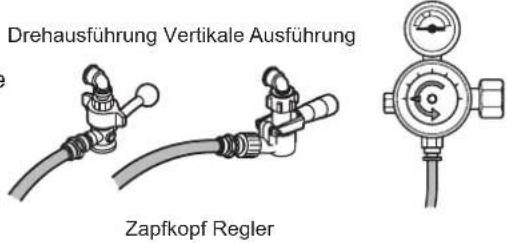 Hoshizaki BEERMATIC DualTap DBF-AS65WE-EU-HC - Schlauch der CO2-Patrone - 1