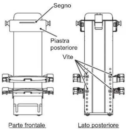 Hoshizaki BEERMATIC DualTap DBF-AS65WE-EU-HC - [c] REGOLAZIONE DELLA PIATTAFORMA - 2