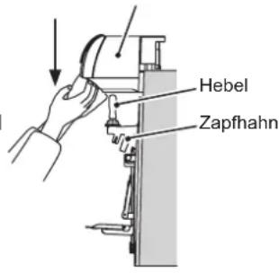 Hoshizaki BEERMATIC DualTap DBF-AS65WE-EU-HC - [d] UMSCHALTEN IN DEN AUTOMATISCHEN ZAPFMODUS - 1