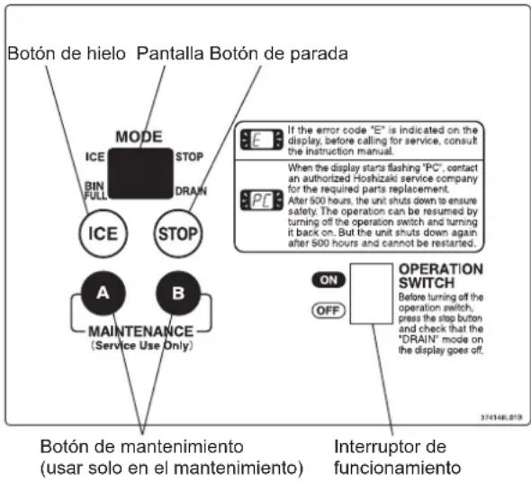 Hoshizaki FM-170AKE-SB - DESCONEXIÓN - 1