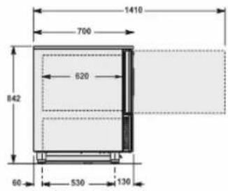 GRAM SBU20HTE - DIMENSIONS D'ENCOMBREMENT - 2