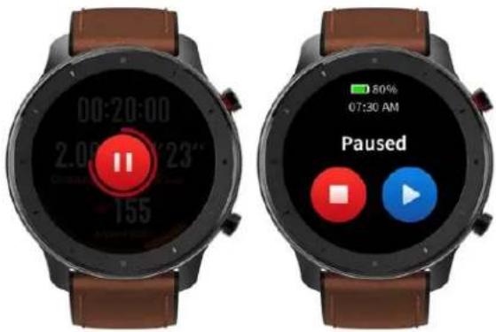 TIMEX Metropolitan R - Pausing or Stopping Your Workout - 1