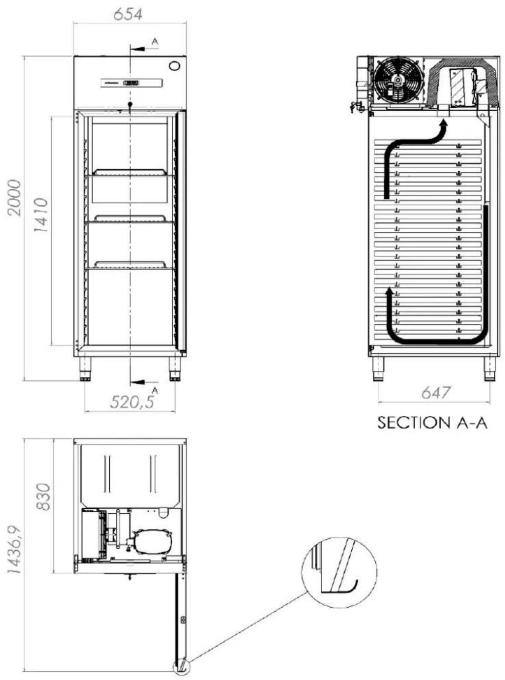 Hoshizaki Advance K 140-4 L - TEKNISK INFORMASJON - 1