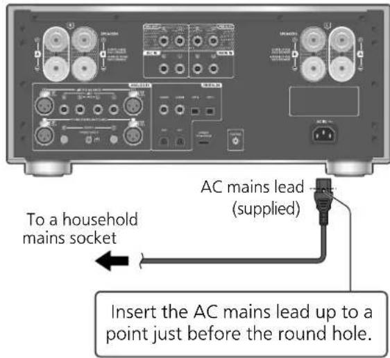 PANASONIC SU-R1000 - AC mains lead connection - 1