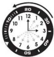 TIMEX Analog - MODELOS COM DATA PARA CONFIGURAR A HORA: - 1
