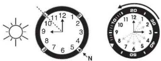 TIMEX Analog - 罗盘刻度环 - 1