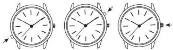 TIMEX Analog - FIGYELEM: A VÍZÁLLÓSÁG FENNTARTÁSÁHOZ NE NYOMJON MEG GOMBOT, VAGY HÚZZA KI A KORONÁT A VÍZ ALATT, HACSAK AZ ÖN ÓRÁJA NINCS 200 MÉTERIG VIZELLENÁLLÓKÉNT JELÖLVE. - 1