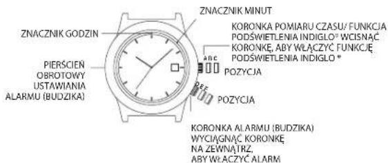 TIMEX Analog - ALARM (BUDZIK) EASYSET - 1