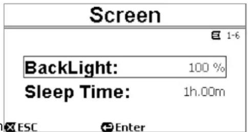 DAB ESwim - Screen adjustment - 1