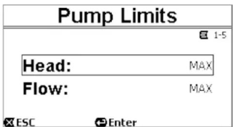 DAB ESwim - Pump Limits - 1