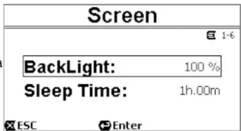 DAB ESwim - Screen (Regulación del visor) - 1