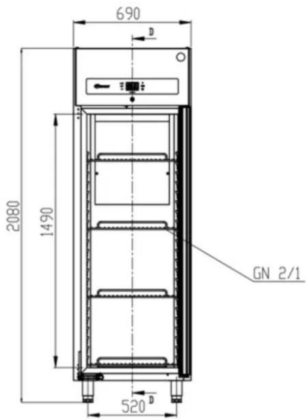 Hoshizaki Premier M 60 L DR - TECHNISCHE INFORMATIE - 1