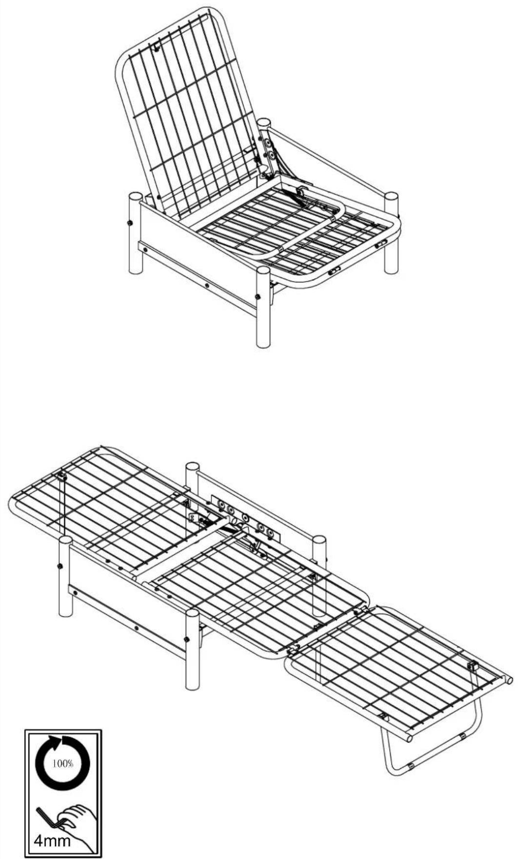 X Rocker Convertible 2110901 - Assembly Instructions - 1