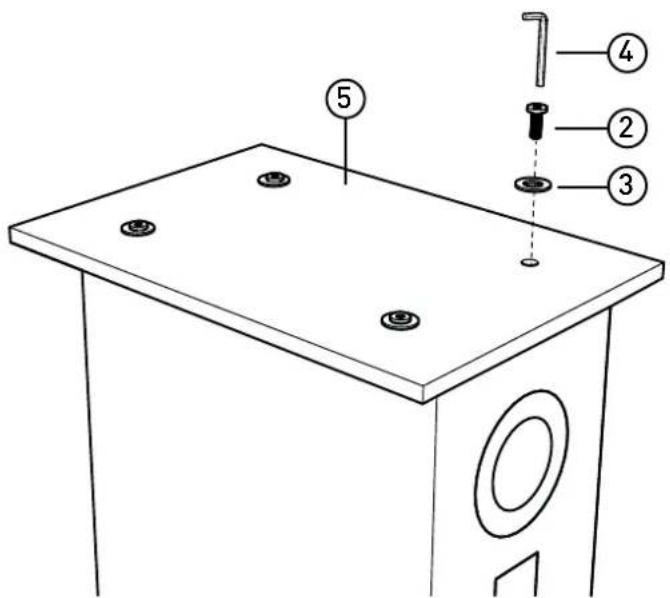 TRIANGLE Esprit Australe Ez - Assemblage du socle de l'enceinte - 2
