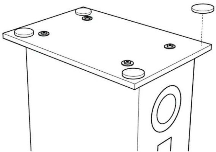 TRIANGLE Esprit Australe Ez - Mise en place des plots caoutchouc - 1