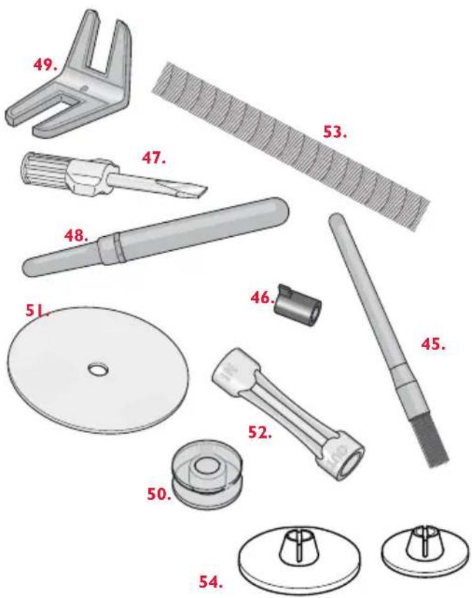 Husqvarna-Viking Platinum 995E - Accessoires - 3