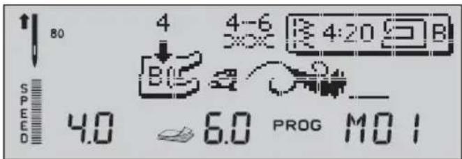 Husqvarna-Viking Platinum 995E - Programmation des points et des lettres - 5