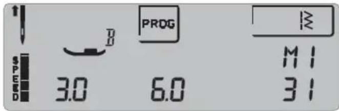 Husqvarna-Viking Platinum 995E - Programmation des points et des lettres - 2