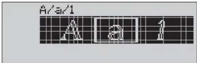 Husqvarna-Viking Platinum 995E - Sous-menu alphabet - 2