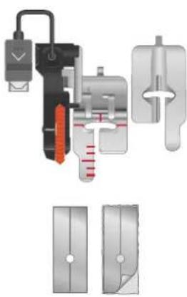Husqvarna-Viking Epic 95Q - Pied S pour couture en mouvement latéral - 1