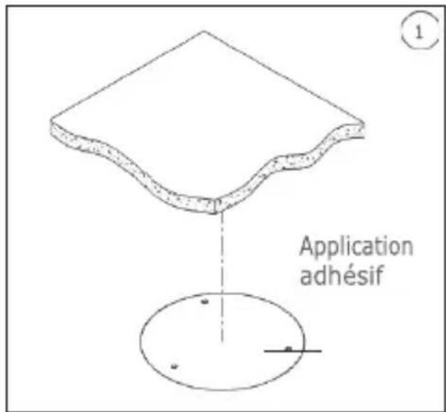GROTHE VK 1099/402 - Fixation au plafond - 1