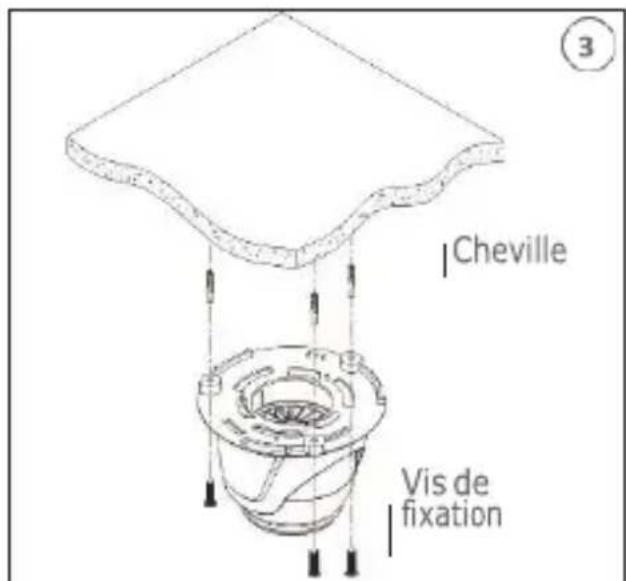 GROTHE VK 1099/402 - Fixation au plafond - 3