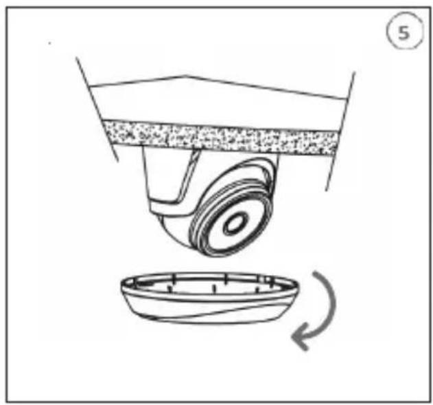GROTHE VK 1099/402 - Fissaggio a soffitto - 5