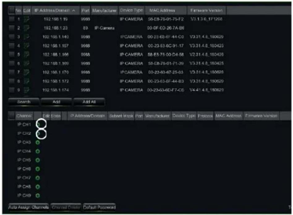 GROTHE NVR 1098/334 - IP CHANNEL CONFIGURATION - 1