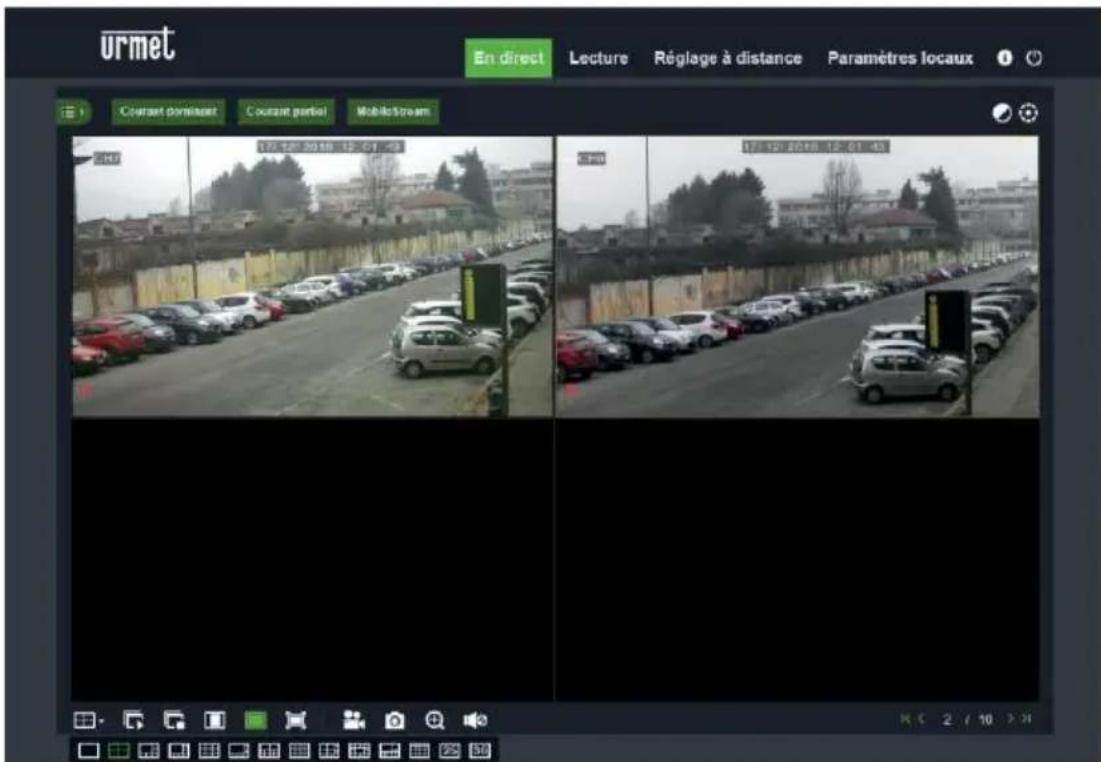 urmet En direct Lecture Réglage à distance Paramètres locaux Courant dominant Courant parloé MobileStream 17:28:00 19:30 15:45 17:28:00 19:30 15:45 17:28:00 19:30 15:45 R C 2 / 10 > 34