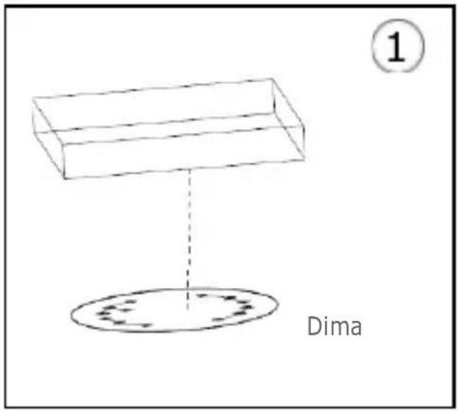 GROTHE VK 1099/461A - Fissaggio a soffitto - 1