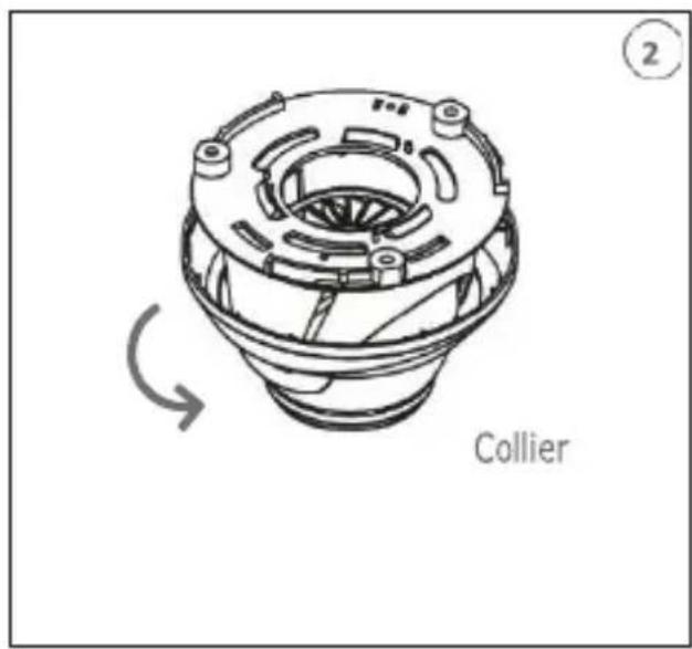 GROTHE VK 1099/461A - Fixation au plafond - 2