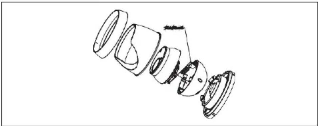 GROTHE VK 1099/460A - Fixation au plafond - 3