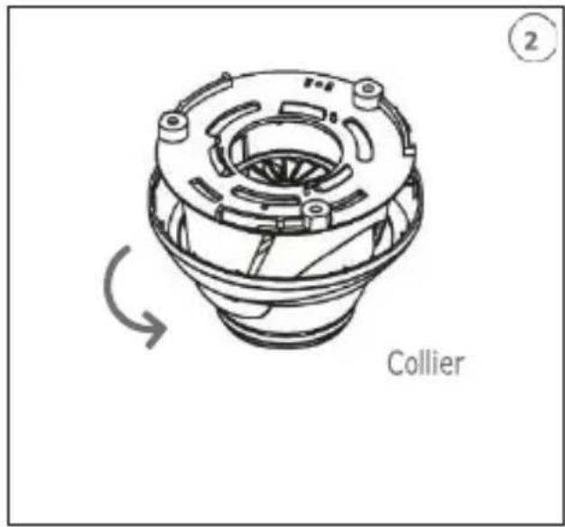 GROTHE VK 1099/460A - Fixation au plafond - 2