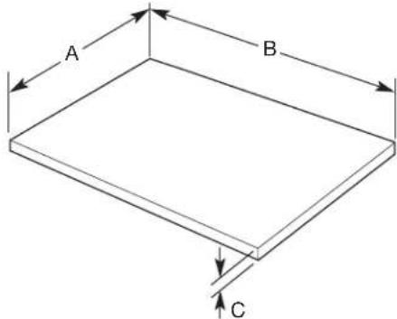 JENN-AIR JDAF3924RX - Dimensions du panneau personnalisé - 1