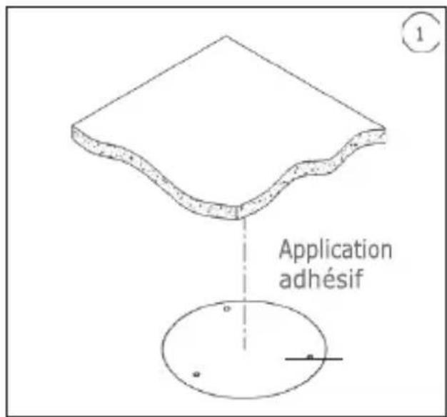 GROTHE VK 1099/401A - Fixation au plafond - 1