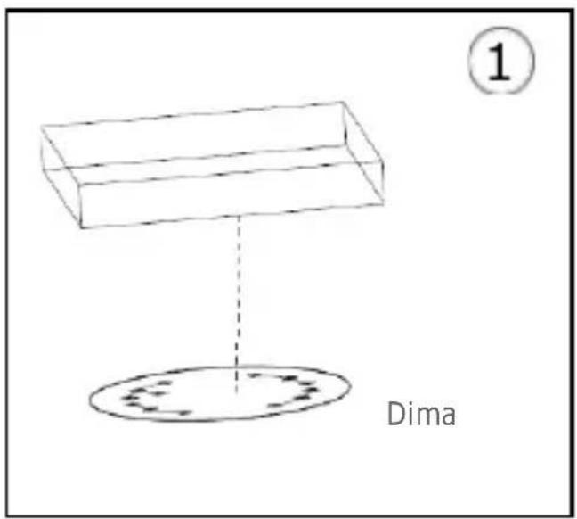 GROTHE VK 1099/401A - Fissaggio a soffitto - 1