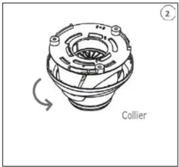 GROTHE VK 1099/401A - Fixation au plafond - 2