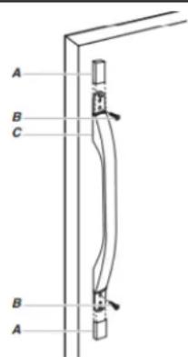 JENN-AIR JFFCF72DKM - REFRIGERATOR DOOR HANDLES - 2