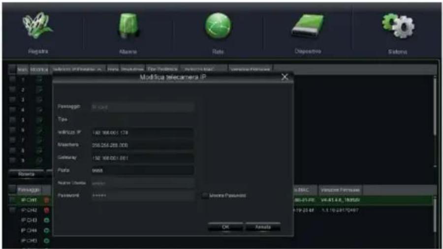 GROTHE NVR 1098/326P - CONFIGURAZIONE CANALI IP - 7